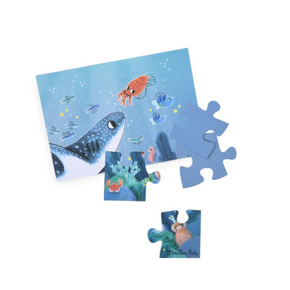 Puzzle fosforescente Bajo el mar Paulie (24 piezas)
