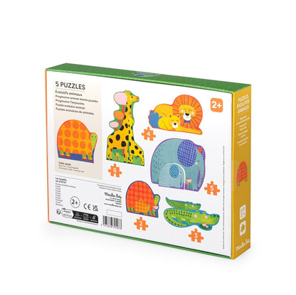 5 Puzzles evolutivos Toupitis