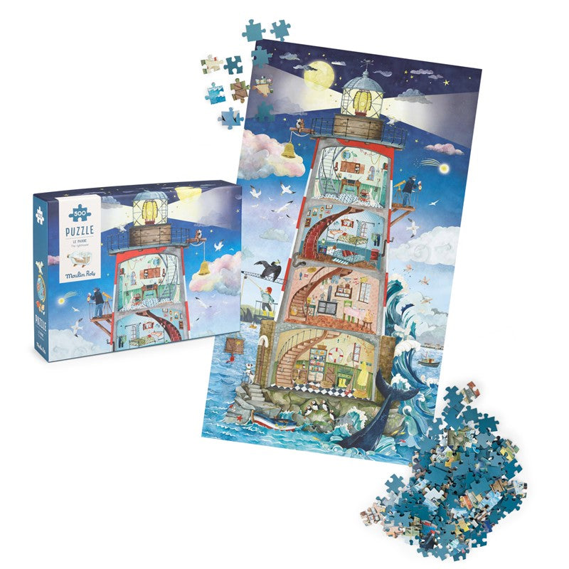 Puzzle El Faro (500 piezas) Jardin du Moulin