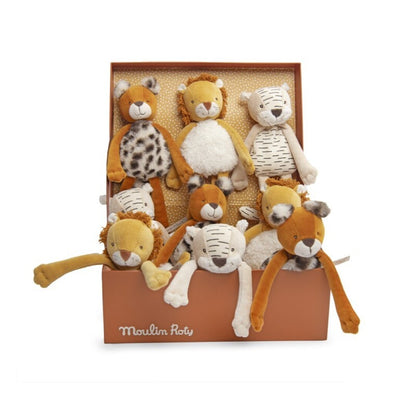 Doudou sonajero león Mamba