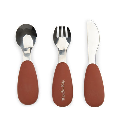 Set de cubiertos silicona Forêt Mawa