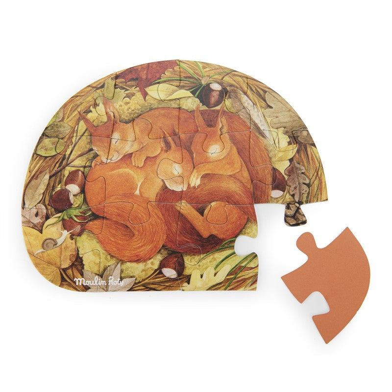 4 mini puzzles Animales