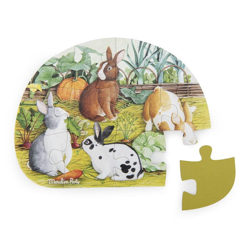 4 mini puzzles Animales