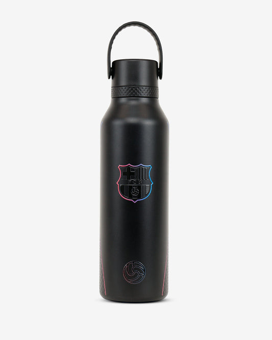 BOTELLA TERMO RUNBOTT Mii 60 Barça - Texture Escudo "Ghosting" Black