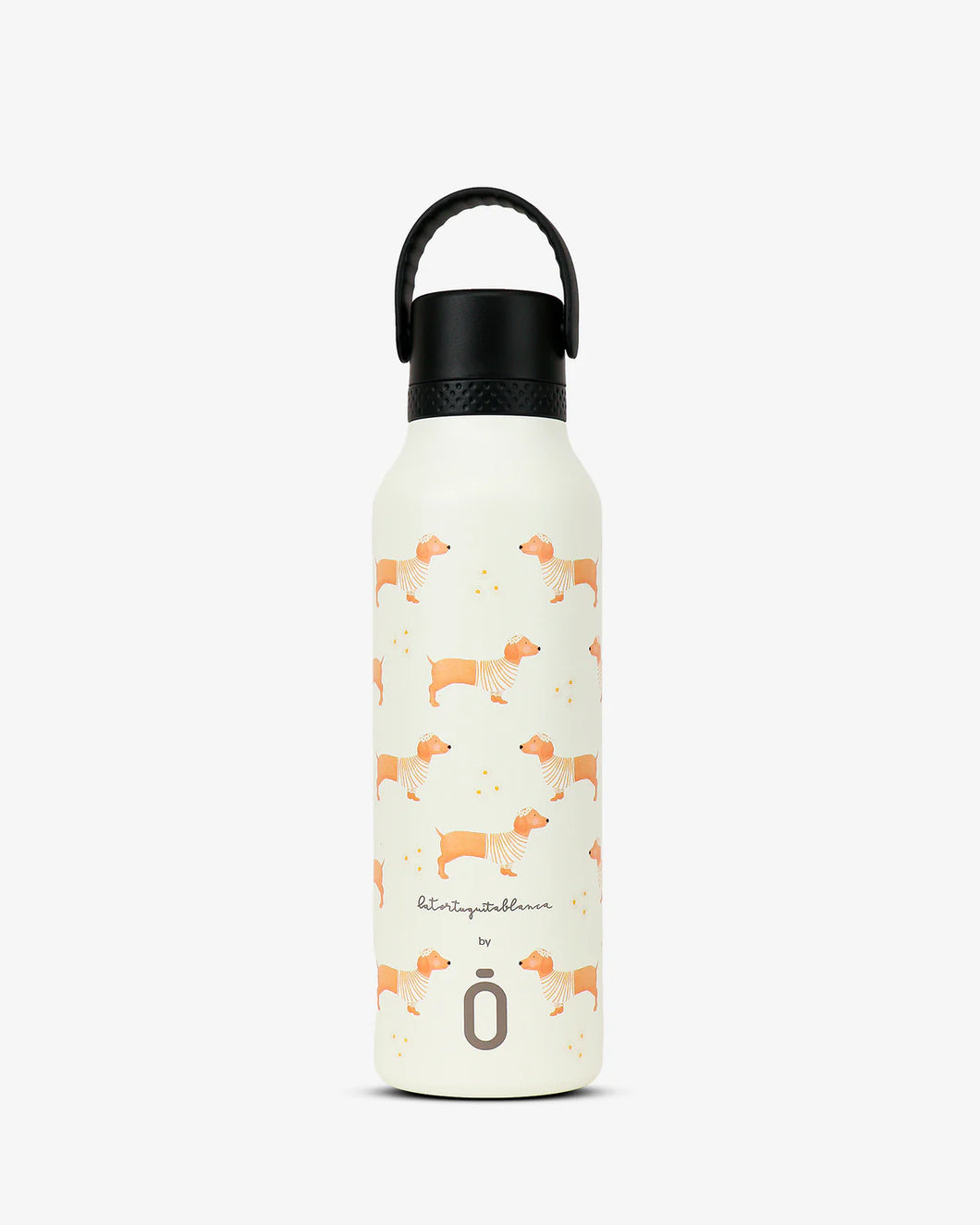 BOTELLA TERMO 'RUNBOTT MII' LA TORTUGUITA BLANCA DAISY TECKEL 600ML