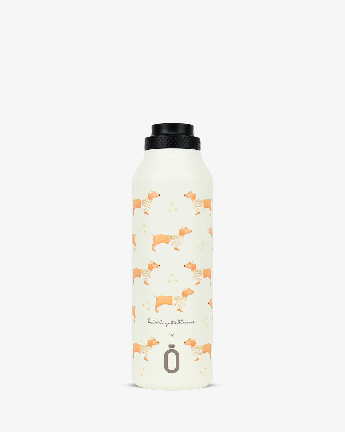 BOTELLA TERMO 'RUNBOTT MII' LA TORTUGUITA BLANCA DAISY TECKEL 600ML