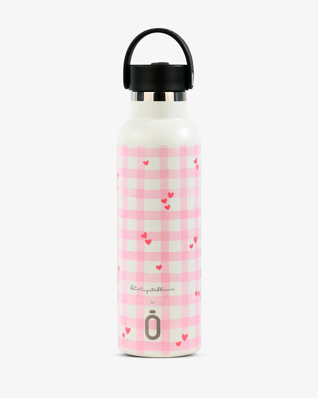 BOTELLA TERMO 'RUNBOTT MII' LA TORTUGUITA BLANCA VICHY SWEET 600ML
