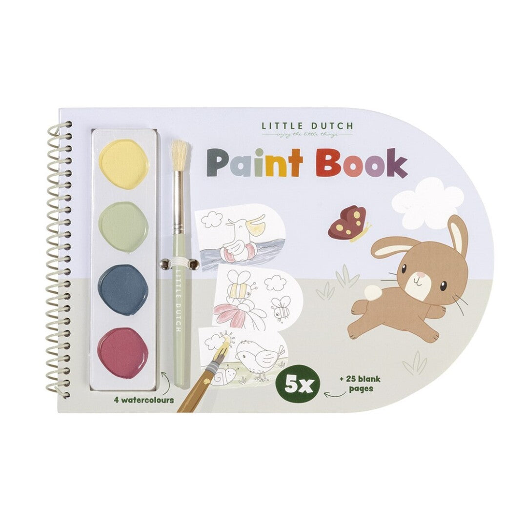 LIBRO ACUARELAS COLOREAR LITTLE DUTCH