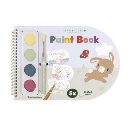 LIBRO ACUARELAS COLOREAR LITTLE DUTCH