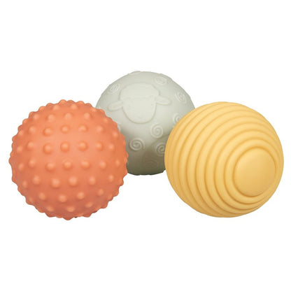 Set 3 pelotas sensoriales granja