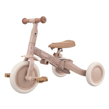 Cargar imagen en el visor de la galería, Triciclo con barra rosa flores
