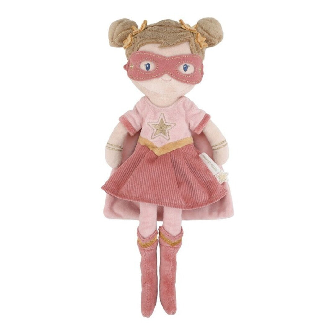 Rosa superheroína muñeca blandita