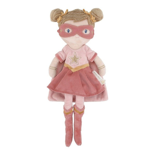 Rosa superheroína muñeca blandita