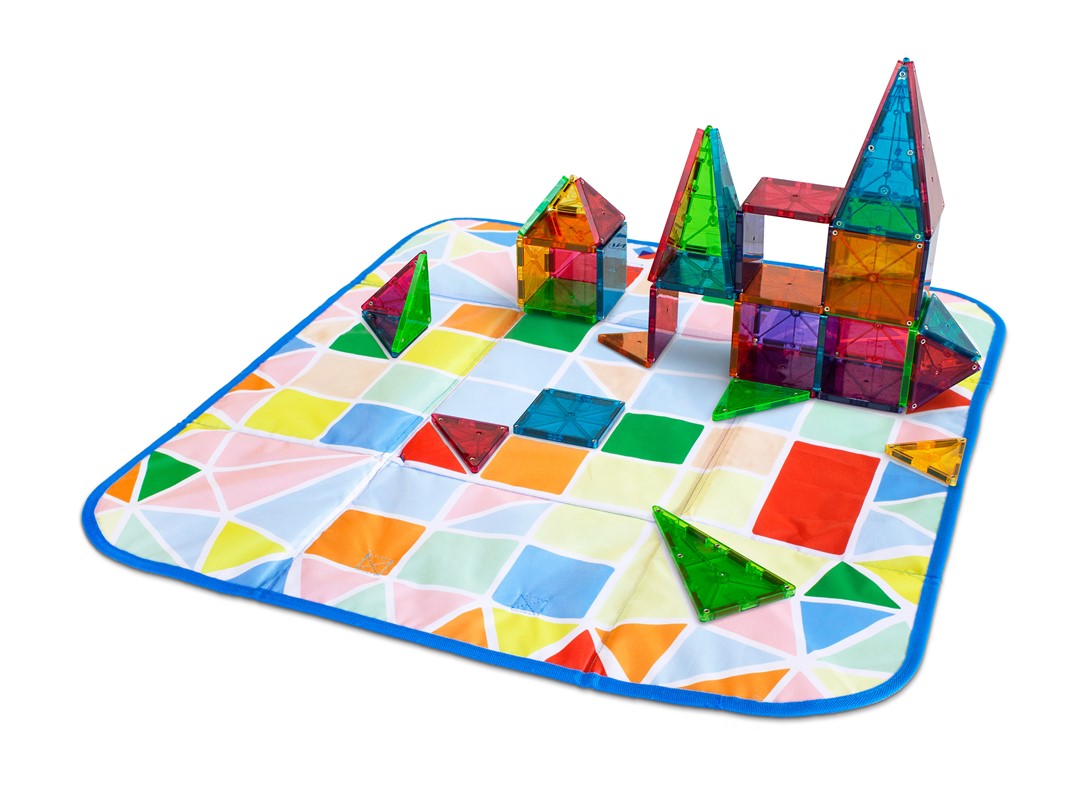 Contenedor de Almacenamiento y Tapete de Juego Magna-Tiles® 2 en 1