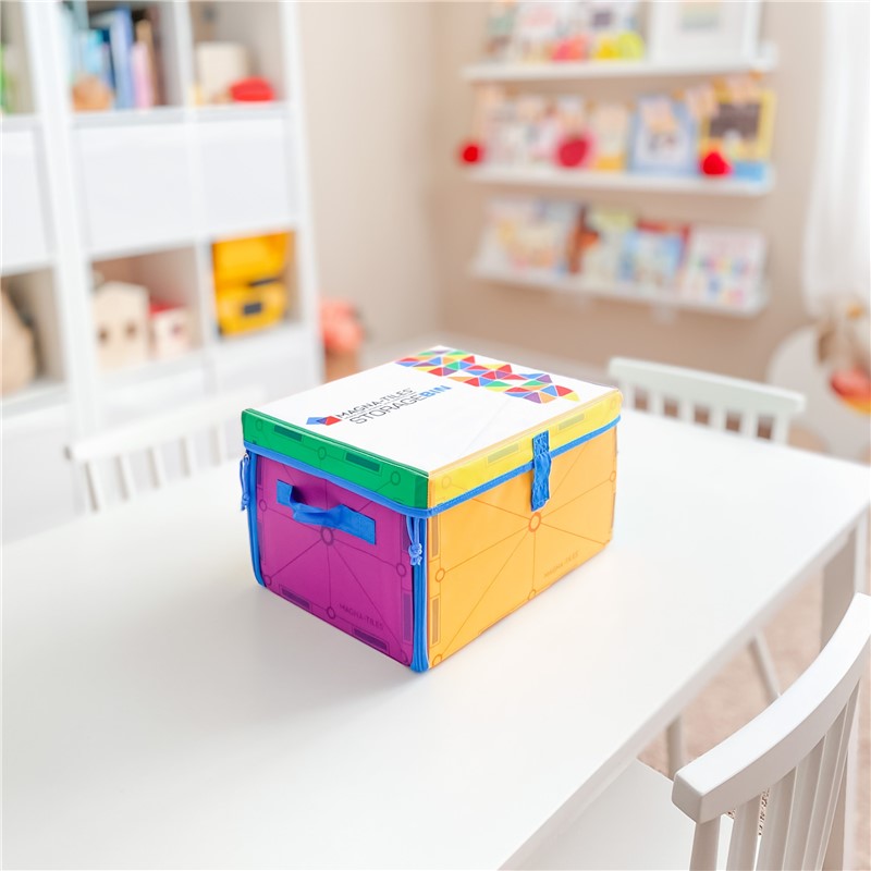 Contenedor de Almacenamiento y Tapete de Juego Magna-Tiles® 2 en 1