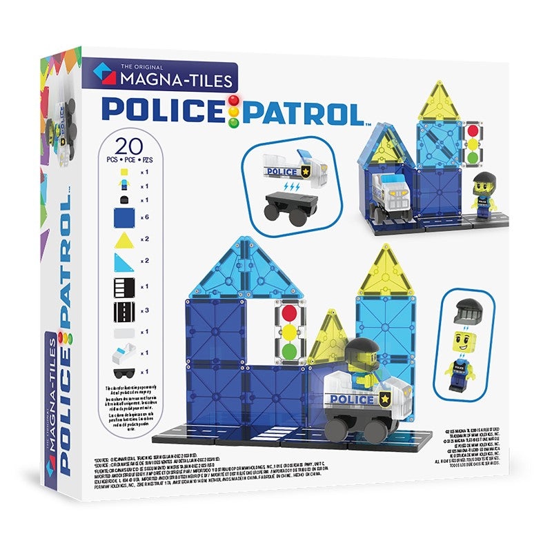 MAGNA-TILES Police Patrol™ Set 20 pcs
