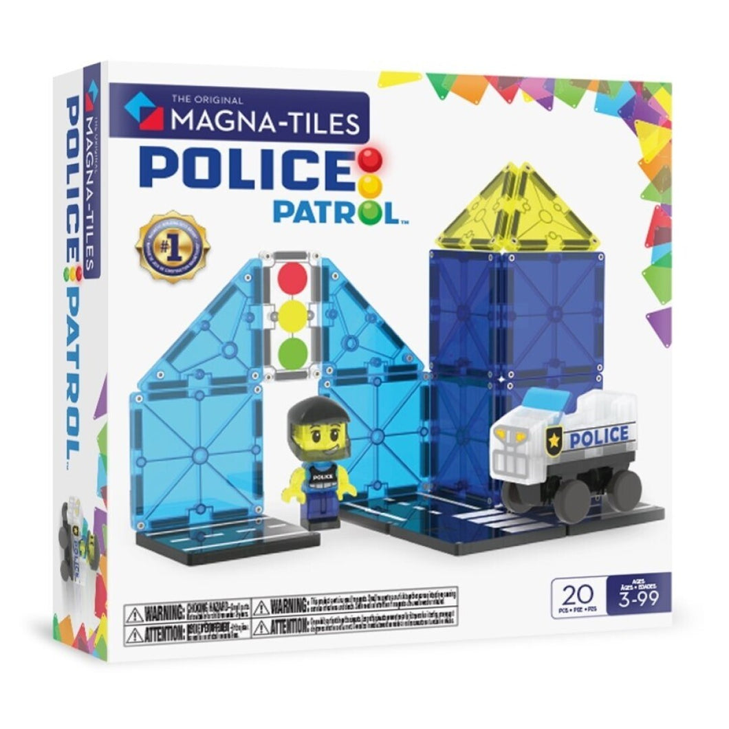MAGNA-TILES Police Patrol™ Set 20 pcs