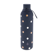 Cargar imagen en el visor de la galería, BOTELLA ACERO INOXIDABLE 710ML - BLACK SMALL DOTS
