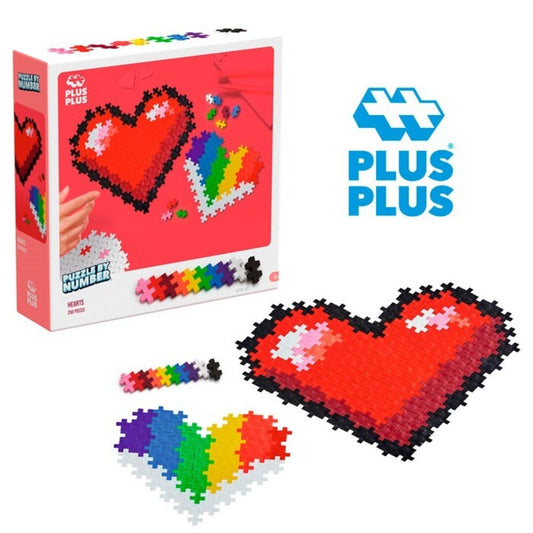Puzzle by Number: Corazones 250 pcs