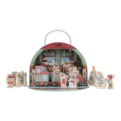 Calendario adviento tren navideño Little Dutch
