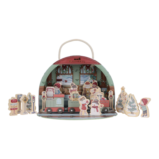 Calendario adviento tren navideño Little Dutch
