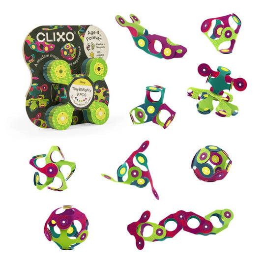 Clixo Tiny & Mighty Dino 9 piezas