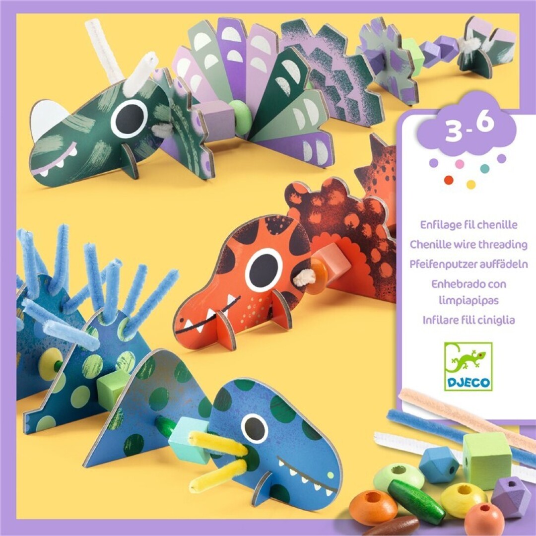 Ensartes: Dinosaurios terribles de Djeco
