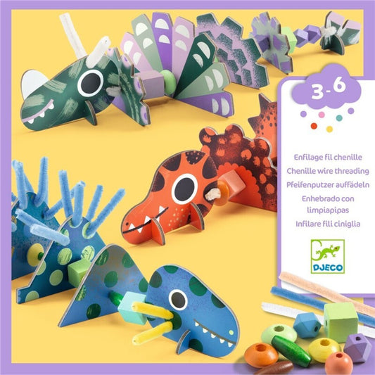 Ensartes: Dinosaurios terribles de Djeco