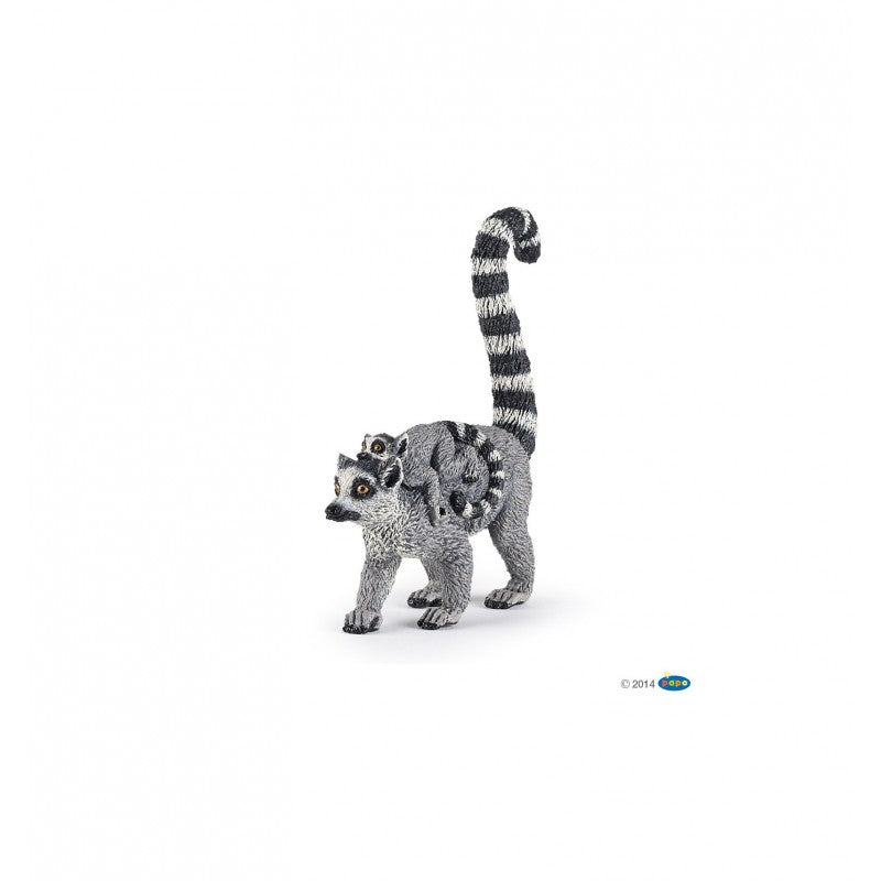 Lemur y cria