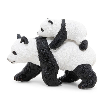 Panda y bebe panda