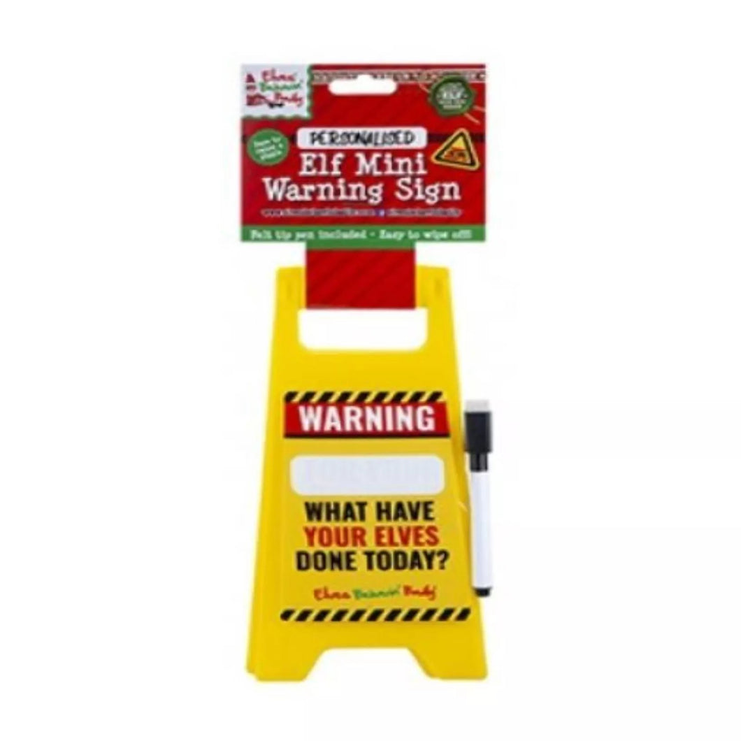 Mini Warning – Letrero con Pluma