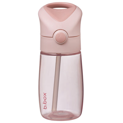 Botella Junior con pajita 380ml Rosa
