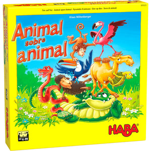 '- Educajoc Animal sobre animal: El tambaleante juego de apilar