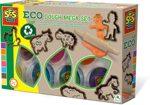 Megaset de plastilina ecológica (7×90 g con herramientas)