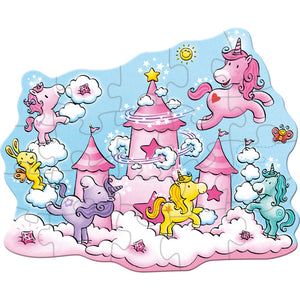 Puzzle Unicornio Destello – Puzzle entre nubes