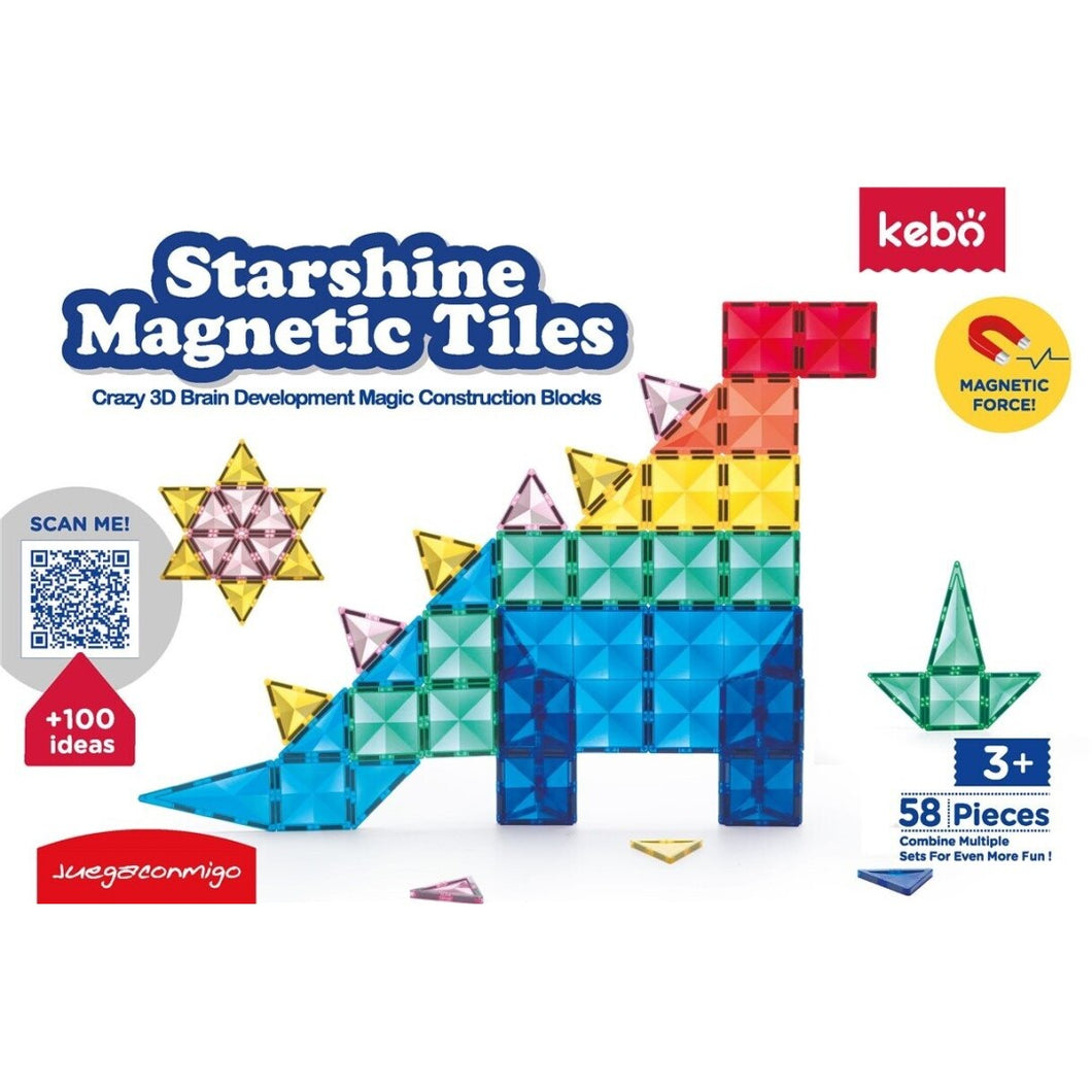 Starshine Magnetic Tiles 58 pcs