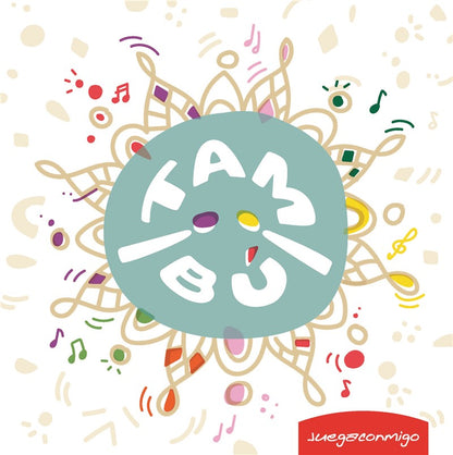 Tambú 8" 11 notas - Turquesa