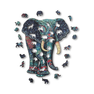 Puzzle Aniwood Elefante - S