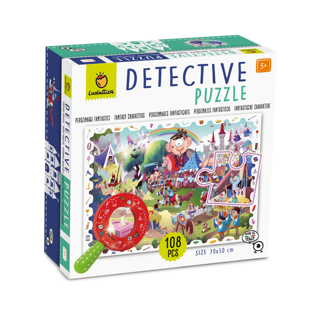 Detective Puzzle Personajes Fantasticos