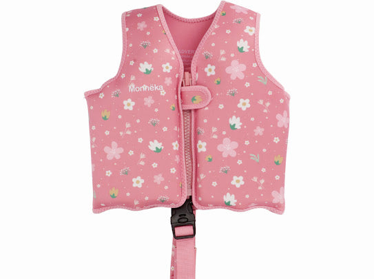 Chalecos Flotador Aprendizaje Flowers- 1 a 3 años-