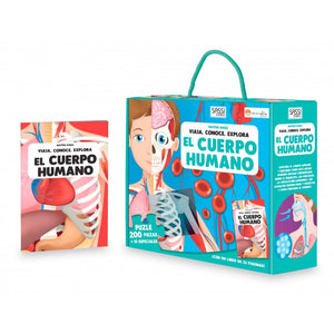 Viaja, conoce, explora - Cuadrado. El cuerpo humano