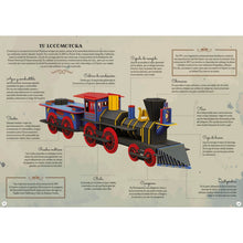 Cargar imagen en el visor de la galería, Viaja, conoce, explora - Motor. Construye una locomotora - 3D. Historia de los trenes
