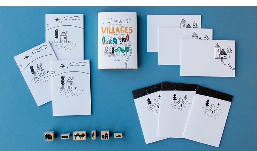 Village calm stamps