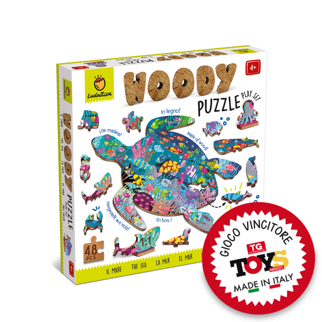 Woody puzzle – El mar